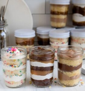 Assorted Jar cakes